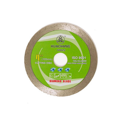 Çini Duvarcılık için 105 × 1.2 × 20MM 4 İnç Sürekli Jant Elmas Bıçak