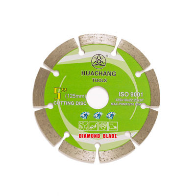 5&quot; 125mm Segmentli Elmas Bıçak 22.23mm Çaplı Segmentli Kesme Diski