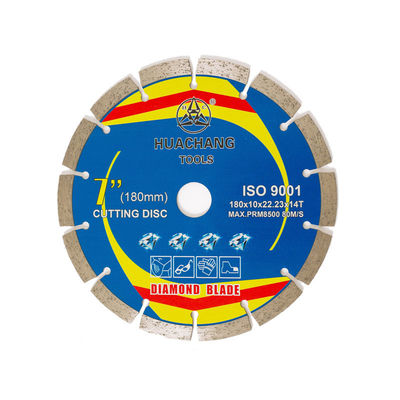 180×1.6/2.2×10×22.23×14T Öğütücü için Beton Kesme Tekerleği 180mm Elmas Fayans Kesme Bıçağı