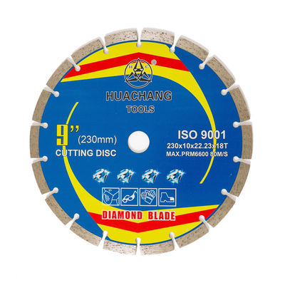 Yüksek Kaliteli sıcak pres 230 × 10 × 22.23 × 18T Öğütücü Elmas Fayans Kesme Bıçağı Için Beton Kesme Tekerleği