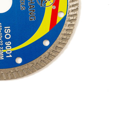 Sıcak Pres Yüksek Kalite 6 inç '150 × 1.4 / 2.4 × 10 × 22.23mm Porselen Elmas Bıçak65Mn Uzun Kesme Ömrü ile Çelik Gövde