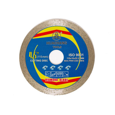 Genel Amaçlı, Seramik, Mermer ve Beton için Sıcak Pres 4.5 inç 115 × 1.2 / 1.8 × 10 × 22.23mm Elmas Fayans Testere Bıçakları