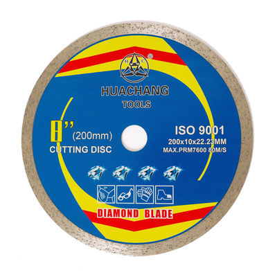 Yüksek kaliteli 8 inç 200 × 1.6/2.2 × 10 × 22.23mm Genel Amaçlı, Seramik, Mermer İçin Sıcak Pres Elmas Fayans Testere Bıçakları