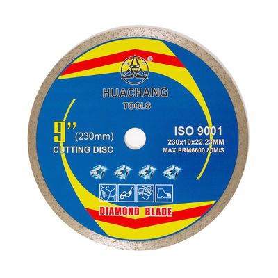 Genel Amaçlı, Seramik, Mermer ve Beton için Sıcak Pres 9 inç 230 × 1.8 / 2.6 × 10 × 22.23mm Elmas Fayans Testere Bıçakları