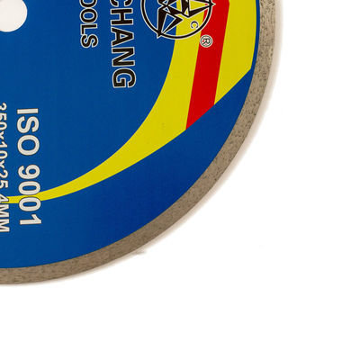 350mm 14 inç 250mm 10 inç elmas karo testere bıçağı dekupaj testereleri için 25.4mm delik