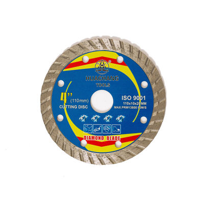 Genel Amaçlı, Seramik, Mermer için Yüksek Kaliteli Sıcak Pres 4.3 inç 110 × 1.2 / 1.8 × 10 × 20mm Porselen Elmas Bıçak
