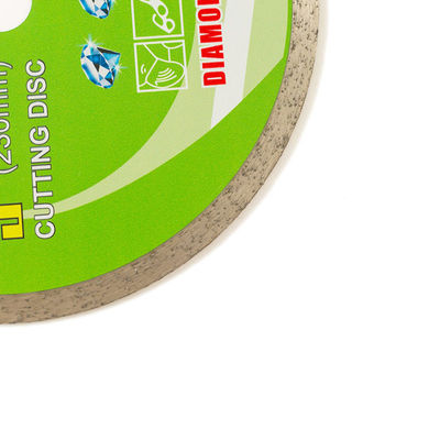 Uzun Ömürlü Seramik İçin Soğuk Pres 9 inç 230 × 1.8 / 2.6 × 10 × 22.23mm Sürekli Jant Elmas Bıçak
