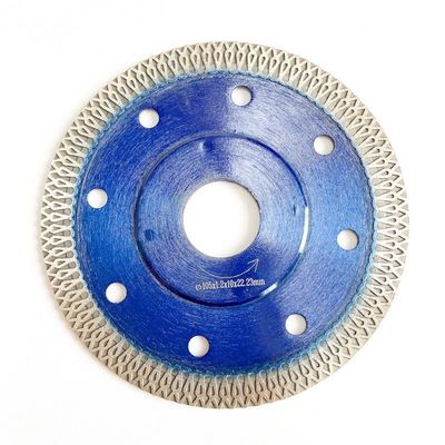 Yüksek Kaliteli Sıcak Pres 4 inç 105x0.8/1.2x10x20mm Genel Amaçlı Mavi Dairesel Elmas Testere Bıçağı, Seramik, Tuğla