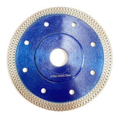 HUACHANG Sıcak Pres 5 inç 125x0.8/1.2x10x22.23mm Mavi Dairesel Elmas Testere Bıçağı Genel Amaçlı, Seramik, Tuğla