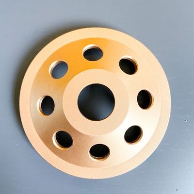 Yüksek Seviye 4.5 inç Lazer Kaynaklı 115mm Tek Sıralı Elmas Fincan Beton, Taş, Sert Yapı Malzemeleri