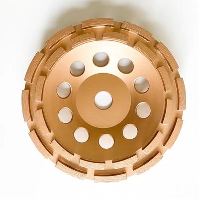 6 İnç 150mm Sert Çift Sıralı Bardak Taşlama Tekerleği 6 Elmas Kupa Tekerleği