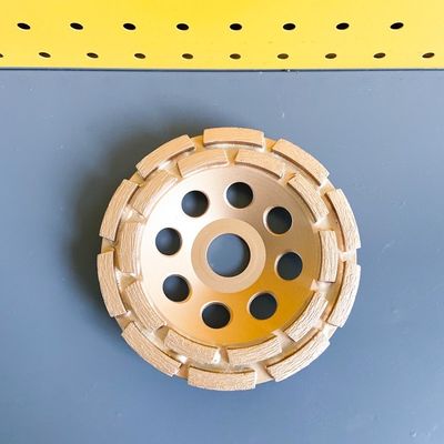 6 İnç 150mm Sert Çift Sıralı Bardak Taşlama Tekerleği 6 Elmas Kupa Tekerleği