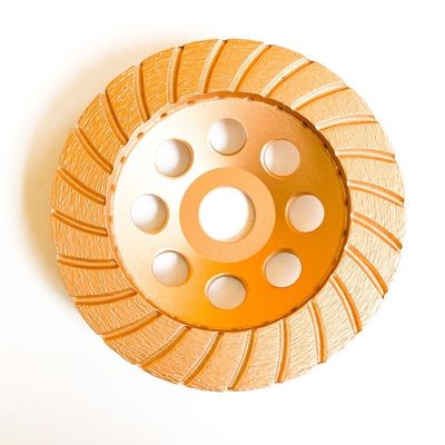 HuaChang Aracı 5 inç 125 × 4.5 × 20 × 22.23mm Elmas Sürekli Turbo Beton, Taş İçin Taşlama Kupası Tekerleği