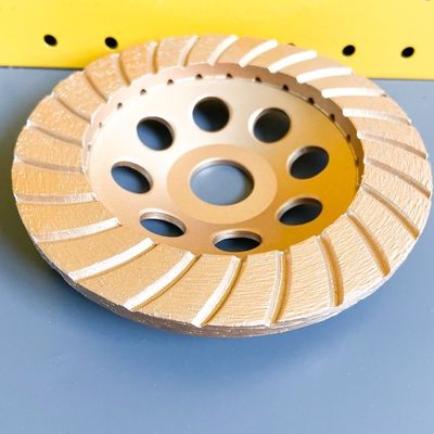 HuaChang Aracı 6 inç Sinterlenmiş 150mm Elmas Sürekli Turbo Taşlama Fincan Tekerlek Beton, Taş, Yapı Malzemeleri