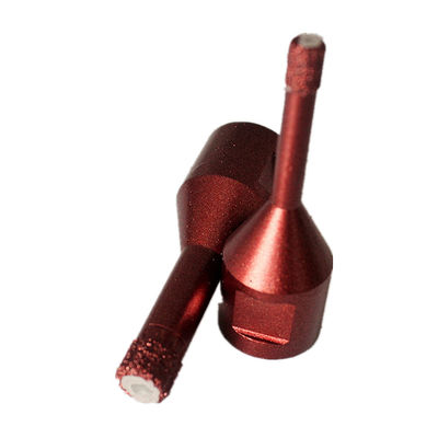 Uzun Ömürlü Granit Vakum Lehimli Elmas Bit Matkap için 10 × 8 × M14 × 60MM Elmas Matkap Ucu