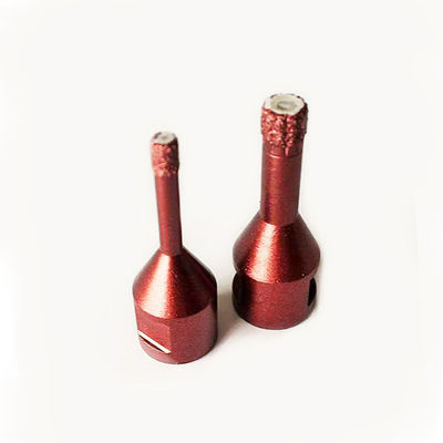 Uzun Ömürlü Granit Vakum Lehimli Elmas Bit Matkap için 12 × 8 × M14 × 60MM Elmas Matkap Ucu