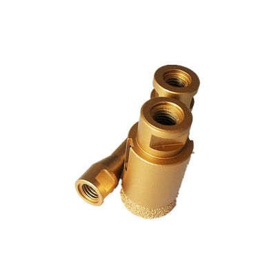 Yüksek Kalite 25 × 8 × M14 × 60 MM HUACHANG Elmas Matkap Ucu Granit Için Vakum Lehimli Elmas Bit Matkap Uzun Ömürlü
