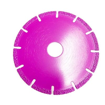 Makine İşleme Endüstrisi için Yüksek Kaliteli 100 × 1.4 / 2.2 × 5 × 20 × 12T Vakum Lehimli Elmas Testere Bıçağı