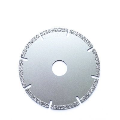 Taş seramik plastik mermer için yüksek kaliteli 105×0.5/1.0×5×20×8T Vakum Lehimli Elmas Taşlama Kesme Diski