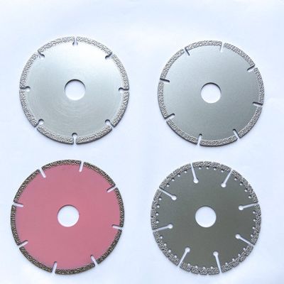 4.5 inç 115 × 1.4/2.2 × 5 × 22.23 × 9T Yüksek Kaliteli Vakum Lehimli Elmas Taşlama Kesme Diski Taş Seramik Plastik Mermer