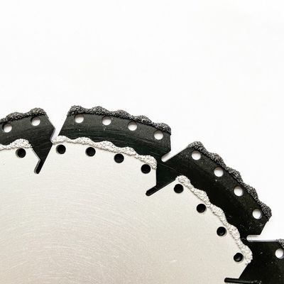 İyi görünüm 5 inç 125×1.4/2.4×6×9T×22.23 Taş seramik plastik mermer için Vakum Lehimli Elmas Taşlama Kesme Diski