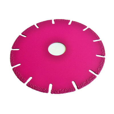 İyi Görünüm 5 inç 125 × 1.4/2.2 × 5 × 22.23 × 15T Vakum Lehimli Elmas Taşlama Kesme Diski Taş Seramik Plastik Mermer