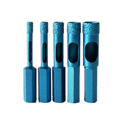 7 * 65 * 10mm Kuru Elmas Çekirdekli Matkap Uçları Ganite Çini Porselen Mermer Matkap Uçları Yüksek Kalite Uzun Ömürlü