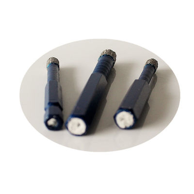 10 * 65 * 10mm Kuru Elmas Çekirdekli Matkap Uçları Ganite Çini Porselen Mermer Matkap Uçları Yüksek Kalite Uzun Ömürlü