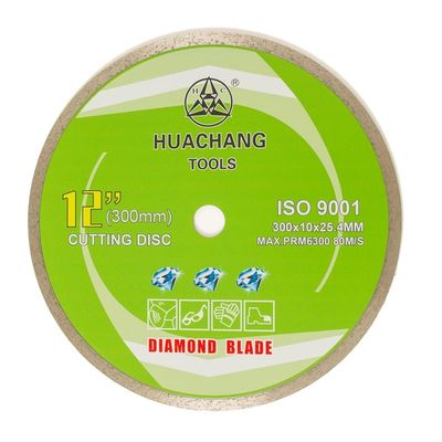 Taş Kesme için Soğuk Preslenmiş Elmas Testere Bıçakları 16 inç '400 × 2.6/3.4 × 10 × 25.4mm Sürekli Jant Elmas Bla
