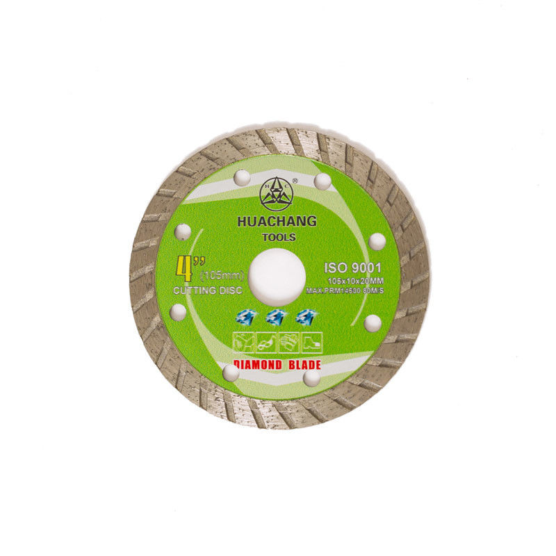 Genel Amaçlı, Seramik, Mermer ve Beton İçin Soğuk Pres 4 inç 105 * 1.8 / 1.2 * 10 * 8 * 20mm Turbo Elmas Bıçak