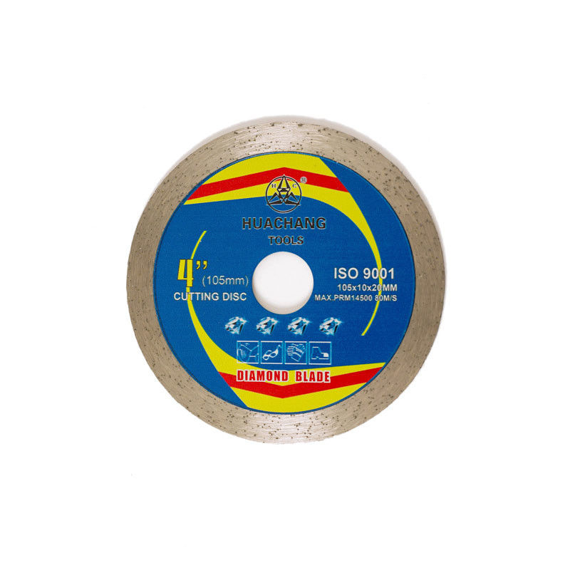 Sıcak Pres 4 inç 105 * 1.8 / 1.2 * 10 * 8 * 20mm Genel Amaçlı, Seramik, Mermer ve Beton İçin Elmas Karo Testere Bıçakları