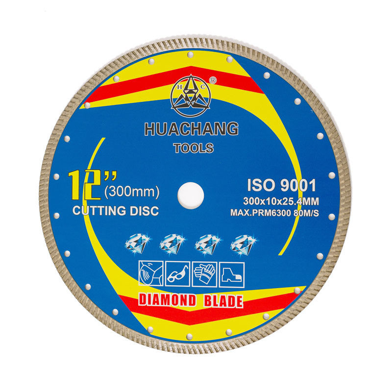 12 inç 300mm Porselen Elmas Bıçak Porselen Fayans Kesmek İçin Yüksek Kalite 25.4mm Delik