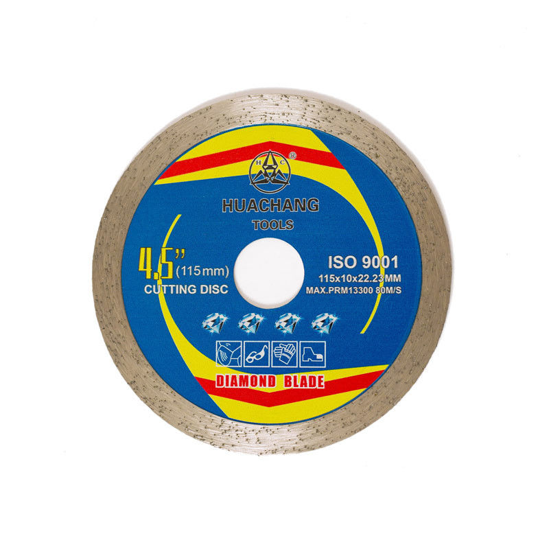 Genel Amaçlı, Seramik, Mermer ve Beton için Sıcak Pres 4.5 inç 115 × 1.2 / 1.8 × 10 × 22.23mm Elmas Fayans Testere Bıçakları