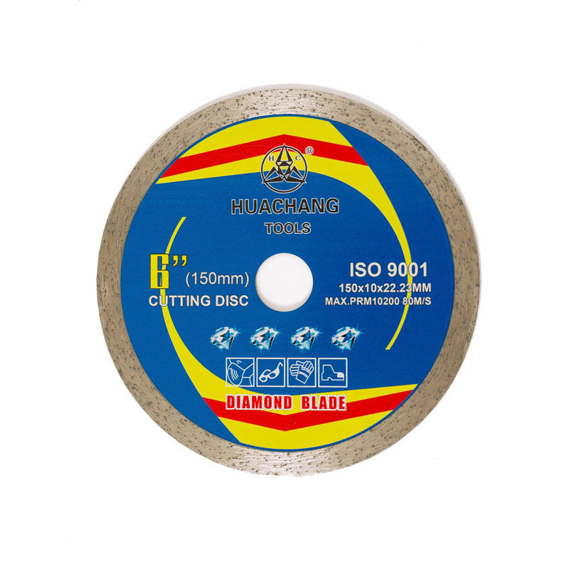 6 inç '150 × 1.4/2.0 × 10 × 22.23mm Genel Amaçlı, Seramik, Mermer ve Beton İçin Sıcak Pres Elmas Fayans Testere Bıçakları