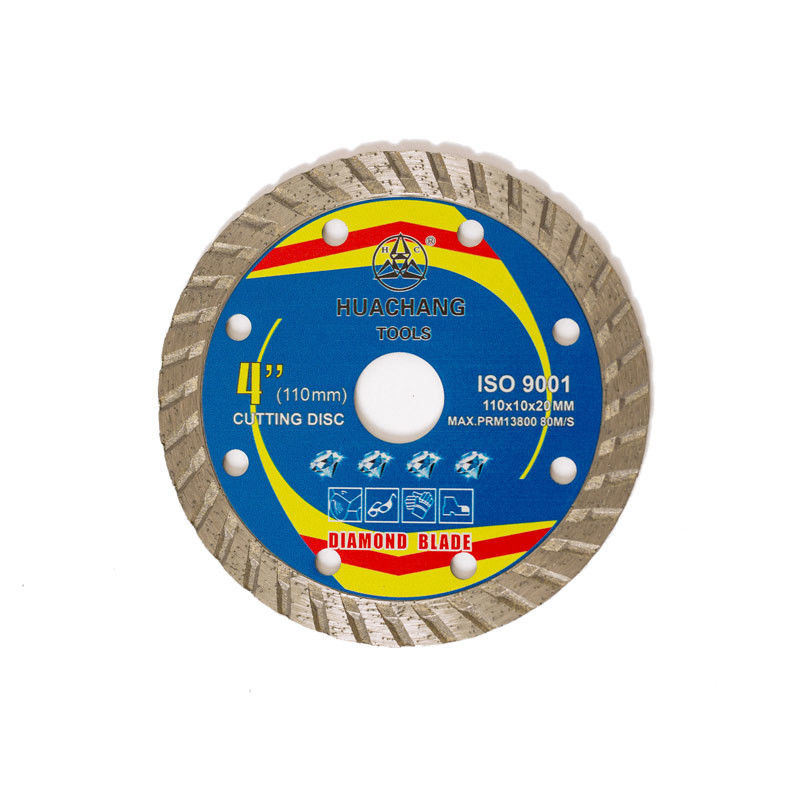 Genel Amaçlı, Seramik, Mermer için Yüksek Kaliteli Sıcak Pres 4.3 inç 110 × 1.2 / 1.8 × 10 × 20mm Porselen Elmas Bıçak