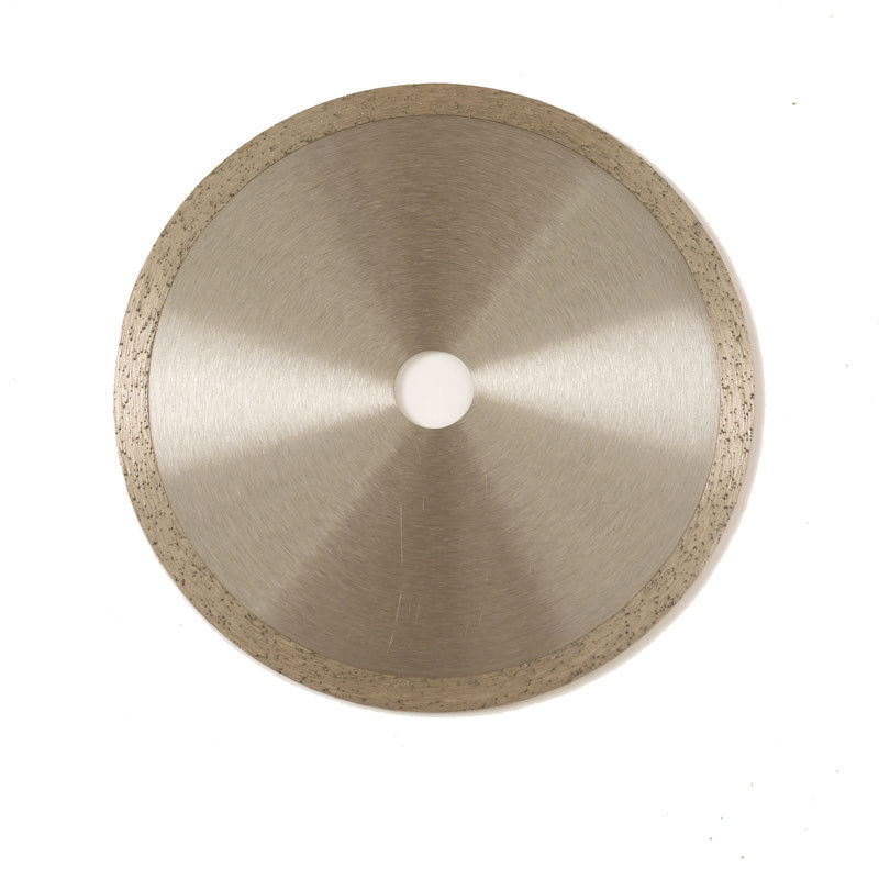 Soğuk Pres 7 inç 180 × 1.6 / 2.2 × 10 × 22.23mm Seramik İçin Sürekli Jant Elmas Bıçak, Uzun Kesme Ömrü ile Mermer