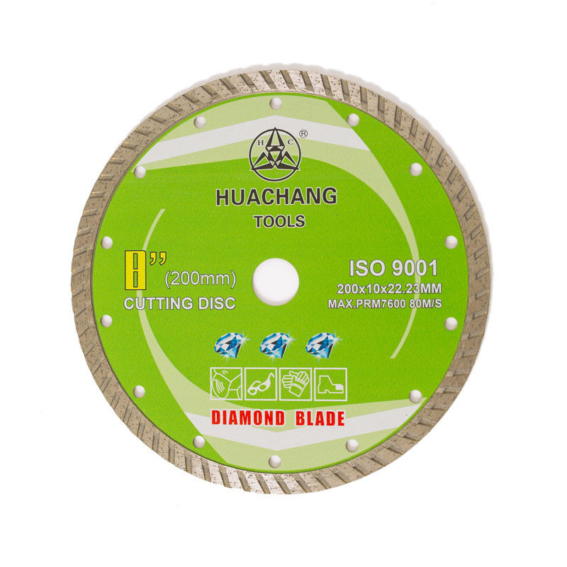 Turbo Elmas Bıçak Soğuk Pres 8 inç 200 × 10 × 22.23mm Genel Amaçlı, Seramik, Mermer İçin Yüksek Kalite