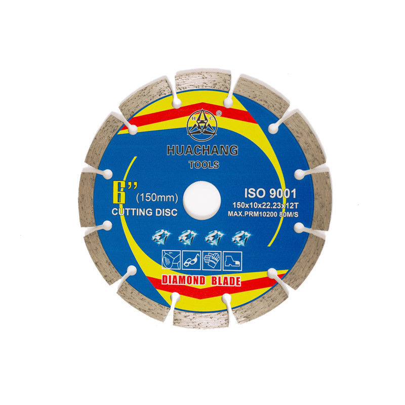 Sıcak Pres 6 İnç 150×1.4/2.0×10×22.23×12T Elmas Beton Testere Bıçağı Öğütücü İçin Beton Elmas Bıçak