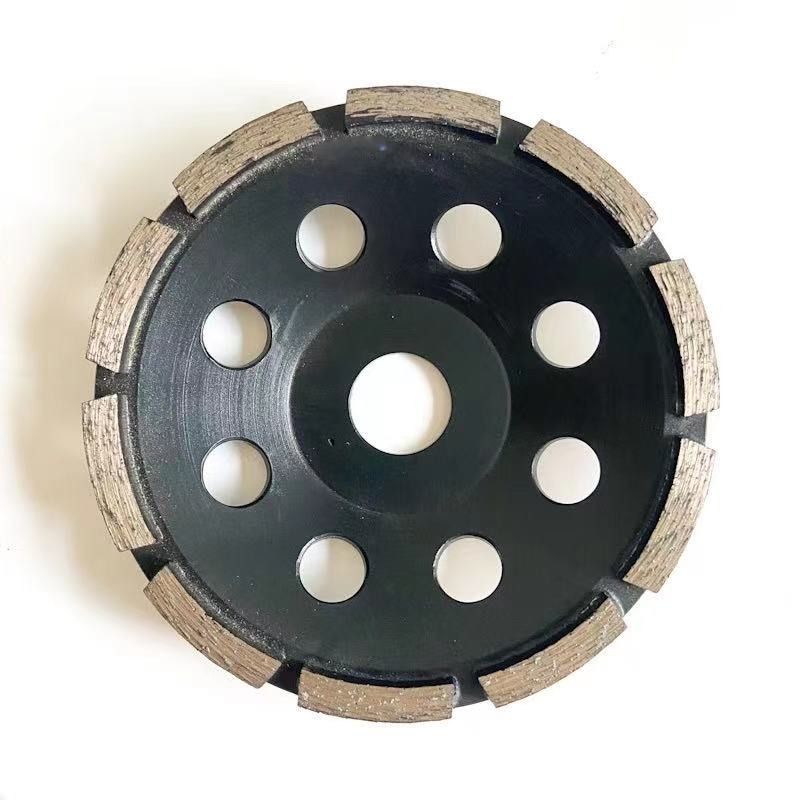 Yüksek Seviye 4.5 inç Lazer Kaynaklı 115mm Tek Sıralı Elmas Fincan Beton, Taş, Sert Yapı Malzemeleri