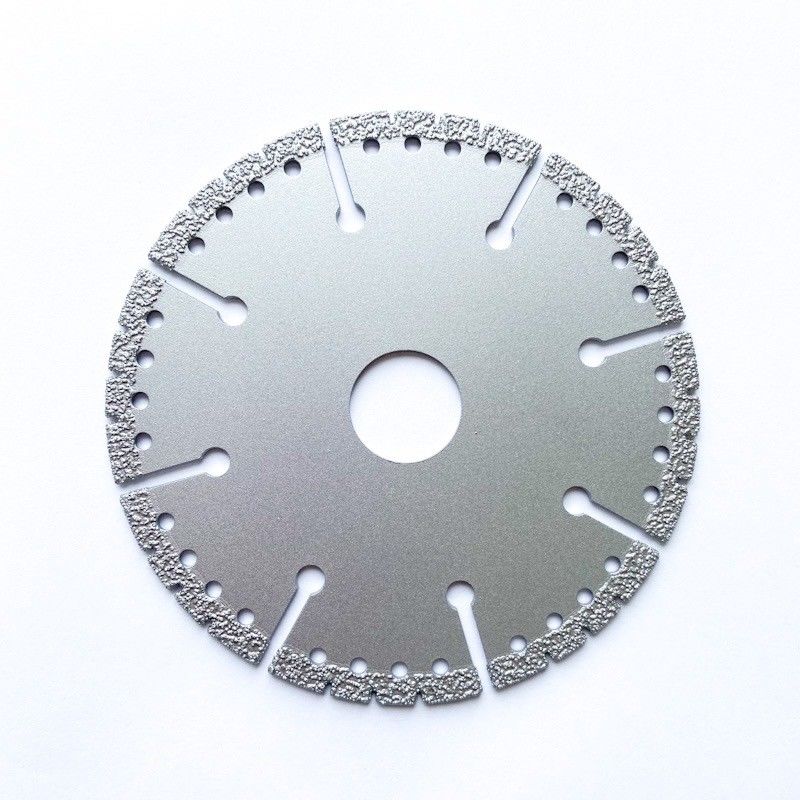 4.5 inç 115 × 1.4/2.4 × 8 × 9T × 22.23 Vakum Lehimli Elmas Taşlama Kesme Diski Yüksek Kalite Taş Seramik Plastik Mermer