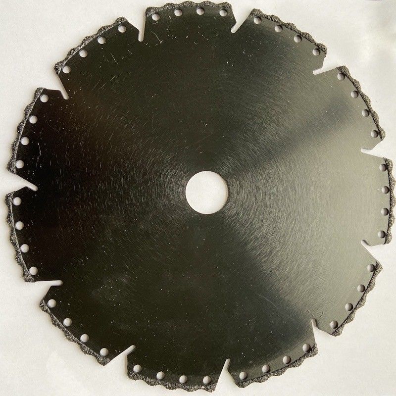 İyi görünüm 5 inç 125×1.4/2.4×6×9T×22.23 Taş seramik plastik mermer için Vakum Lehimli Elmas Taşlama Kesme Diski