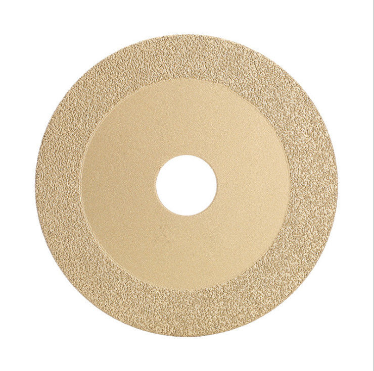 4.3 '' 110×1.2/2.2×5×20 Vakum Lehimli Elmas Testere Bıçağı Dökme Demir Mermer Metal Paslanmaz Çelik Yangın Acil Durumunu Kesmek İçin