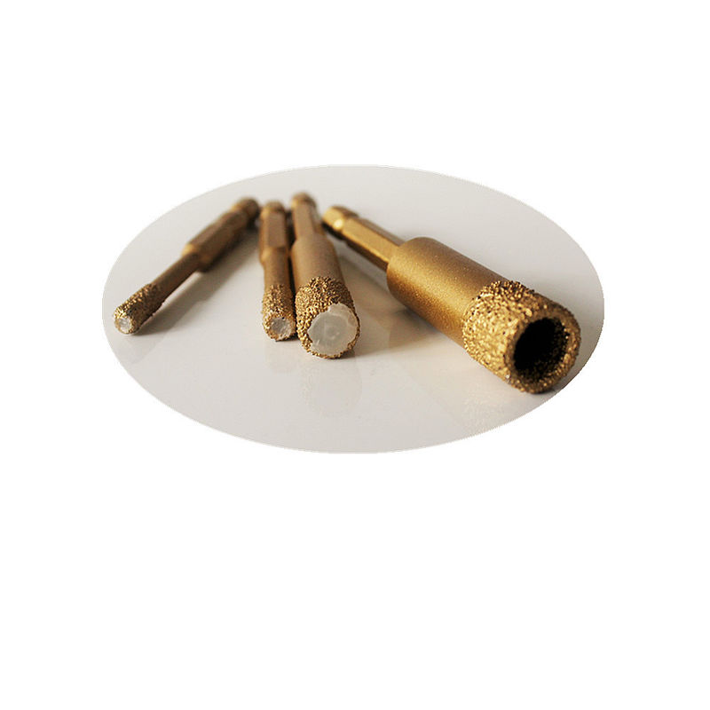8 * 65 * 10mm Kuru Elmas Çekirdekli Matkap Uçları Ganite Çini Porselen Mermer Matkap Uçları Yüksek Kalite Uzun Ömürlü